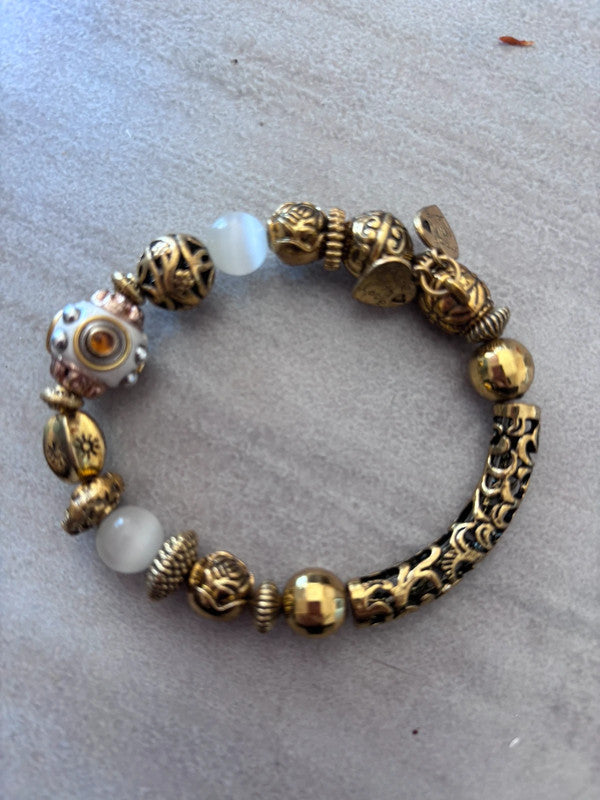 Bracelet ethnique doré