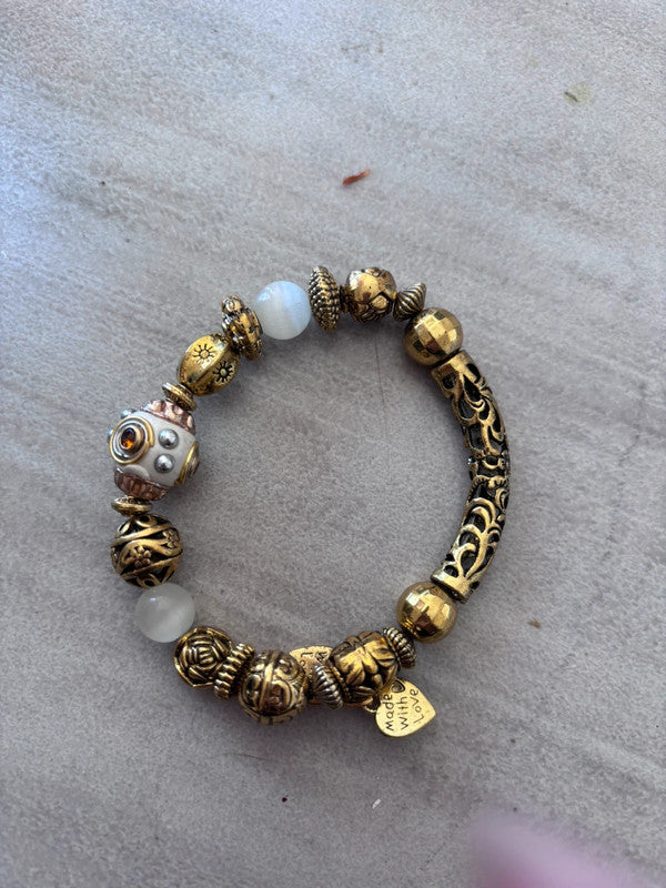 Bracelet ethnique doré