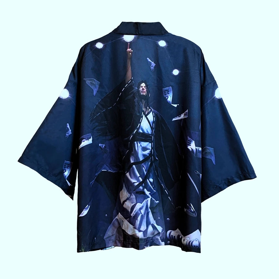 Kimono Cardigan Men Haori Kimonos Karate Samurai Costume Kimono Japones Traditional Japanese Men's priest frock Male Yukata