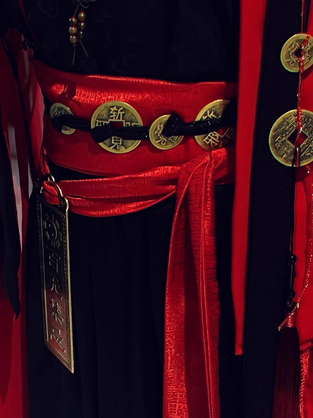 Li Huowang Cosplay Costume Dao Gui Yi Xian Black and Red Hero Film Costume Ancient Clothings Halloween Dress Up