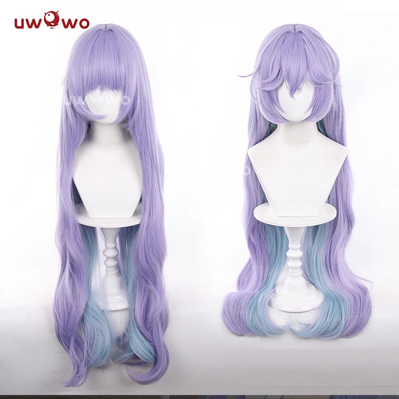 UWOWO Cantarella Wig Game Wuthering Waves WuWa Cantarella Jellyfish Cosplay Wig Long Hair Purple Hair