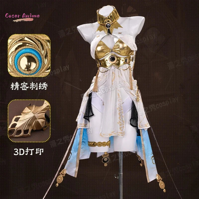 Game Wuthering Waves IUNO Cosplay Costume Uniform Halloween Carnival Party Christmas Play Role Clothes Clothing