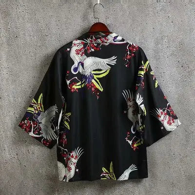 New Traditional japanese kimono yukata women&man japanese Short Robe Loose kimomo japanese cardigan kimono japones haori