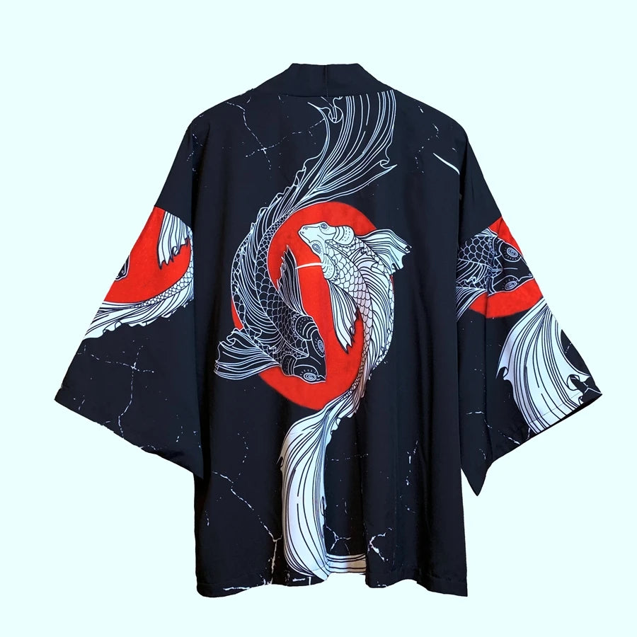 Kimono Cardigan Men Haori Kimonos Karate Samurai Costume Kimono Japones Traditional Japanese Men's priest frock Male Yukata