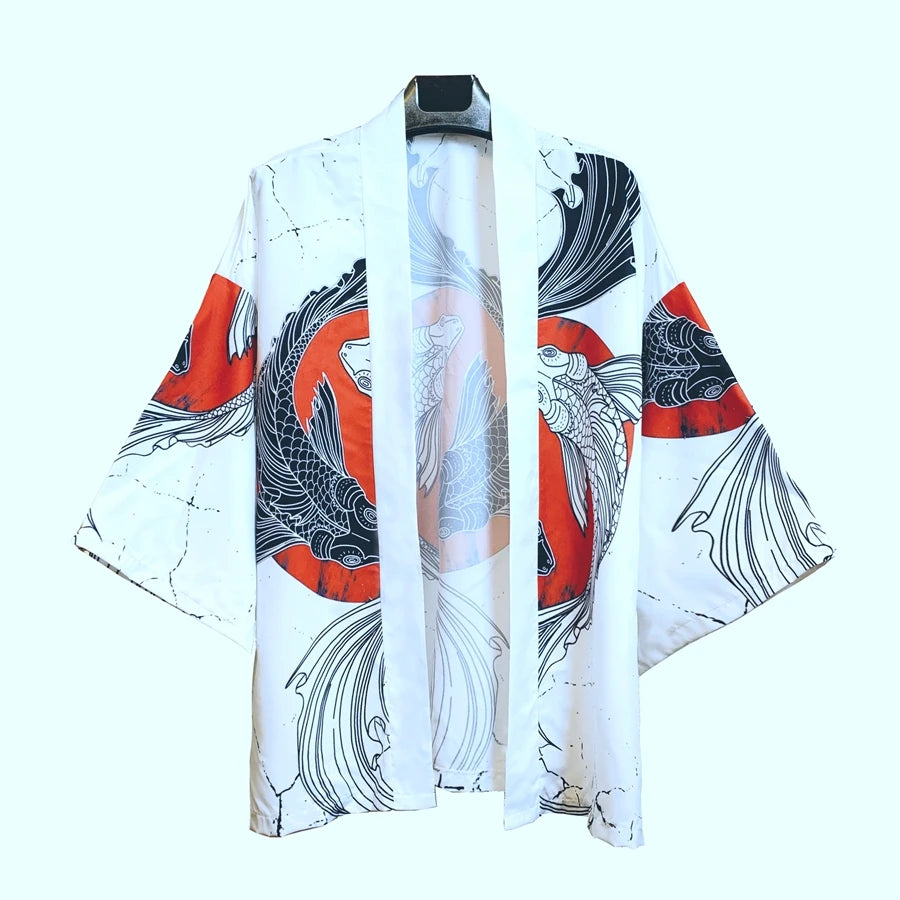 Kimono Cardigan Men Haori Kimonos Karate Samurai Costume Kimono Japones Traditional Japanese Men's priest frock Male Yukata