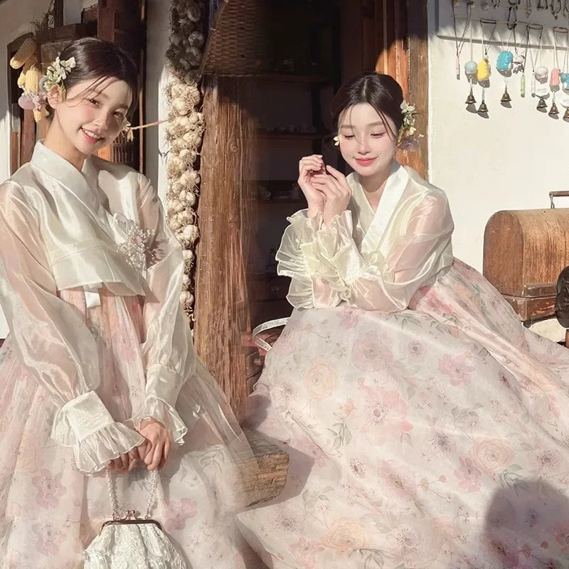 2025 NEW Traditional dress Travel Photo Yanji Court Dress Daily Stage Performance Clothes Hanbok New Korean Clothing Clan WOMEN