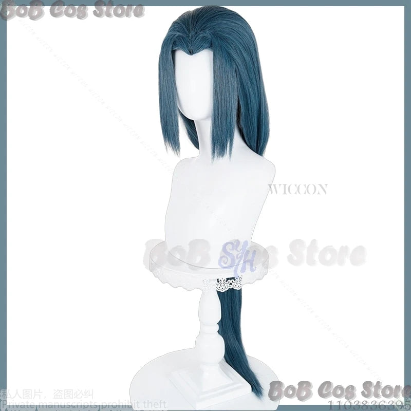 Cosplay du film Wuxian : La Légende de Hei 2 – Tenue de maître chinois, manteau bleu, pantalon, qipao, uniforme rétro