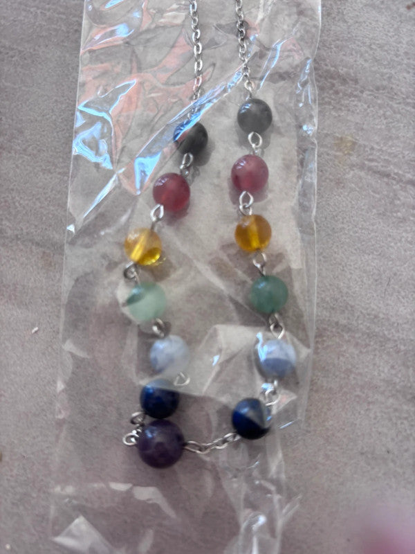 Collier pierres chakras – neuf